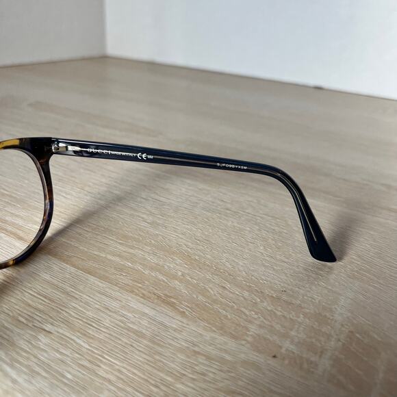 Gucci GG3753 17V Eyeglasses Tortoise Shell Blue Frames 50-19-140 Italy - Picture 6 of 9